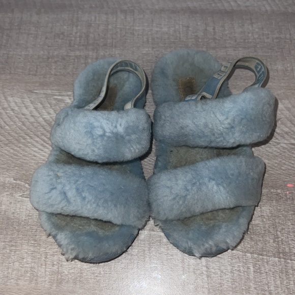 UGG Toddler Oh Yeah Sandals - Size 11 Horizon Blue - Picture 3 of 5